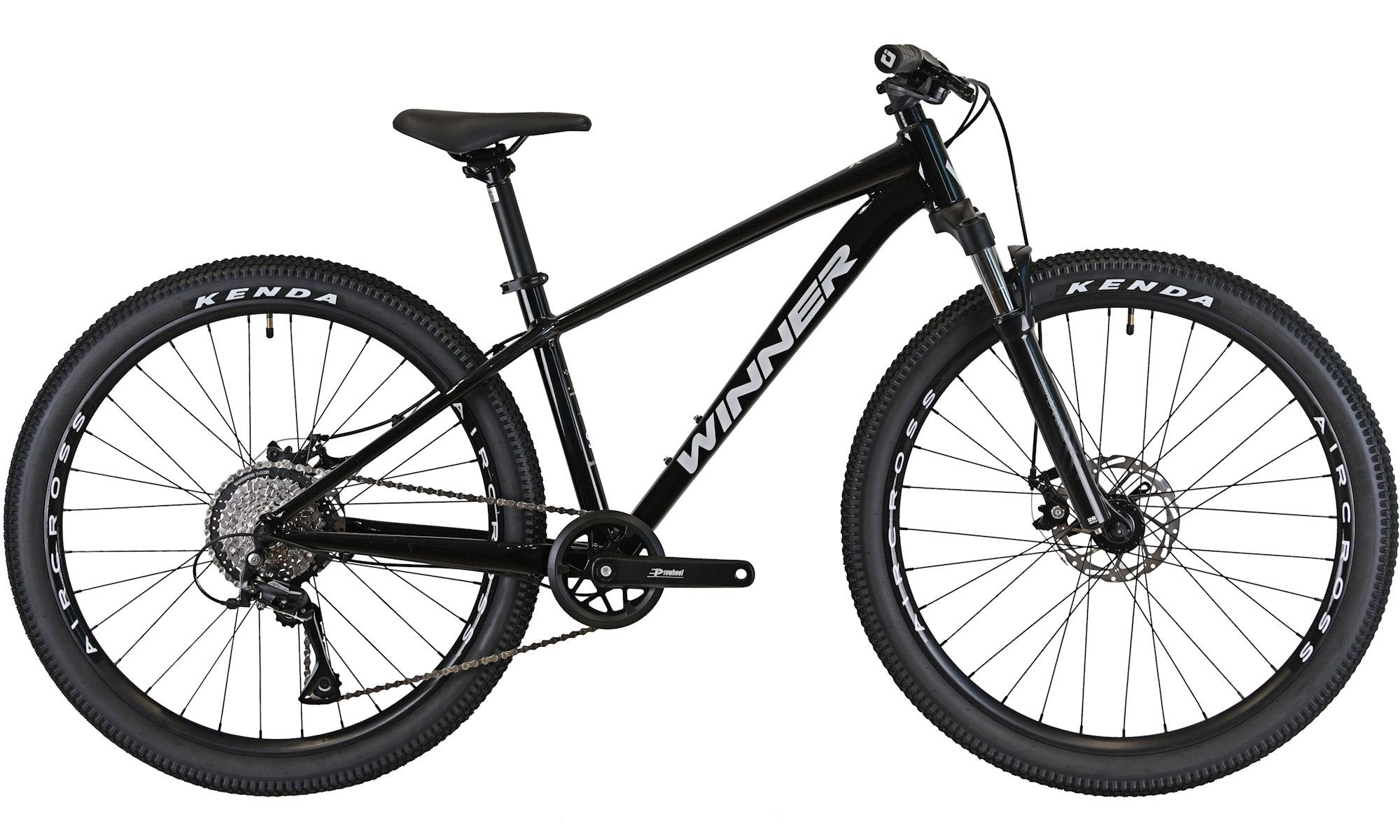 Велосипед WINNER SOLID-FX 26" размер S, рама 15", 2025, Черный 
