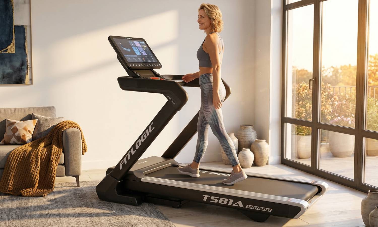 Беговая дорожка FitLogic T581A Mirror 15 Беговая дорожка FitLogic T581A Mirror 15