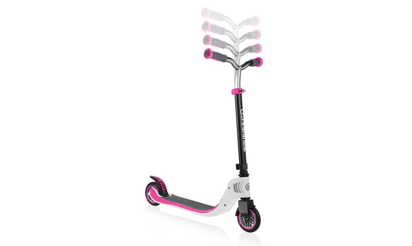 Самокат GLOBBER FLOW FOLDABLE 125 Бело-розовый 3