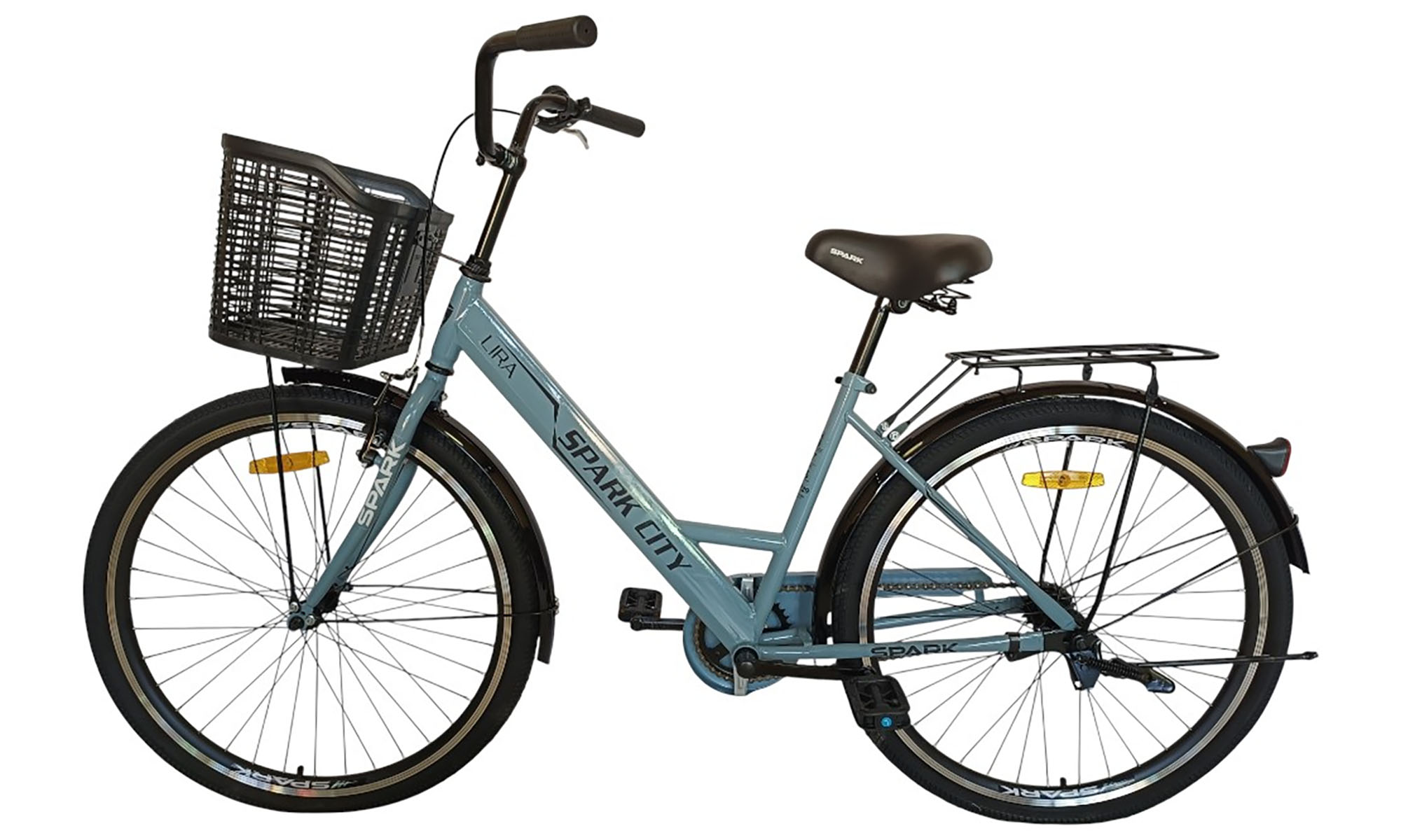 Велосипед SPARK CITY LIRA 26", размер M, рама 17", год 2026, зеленый 4