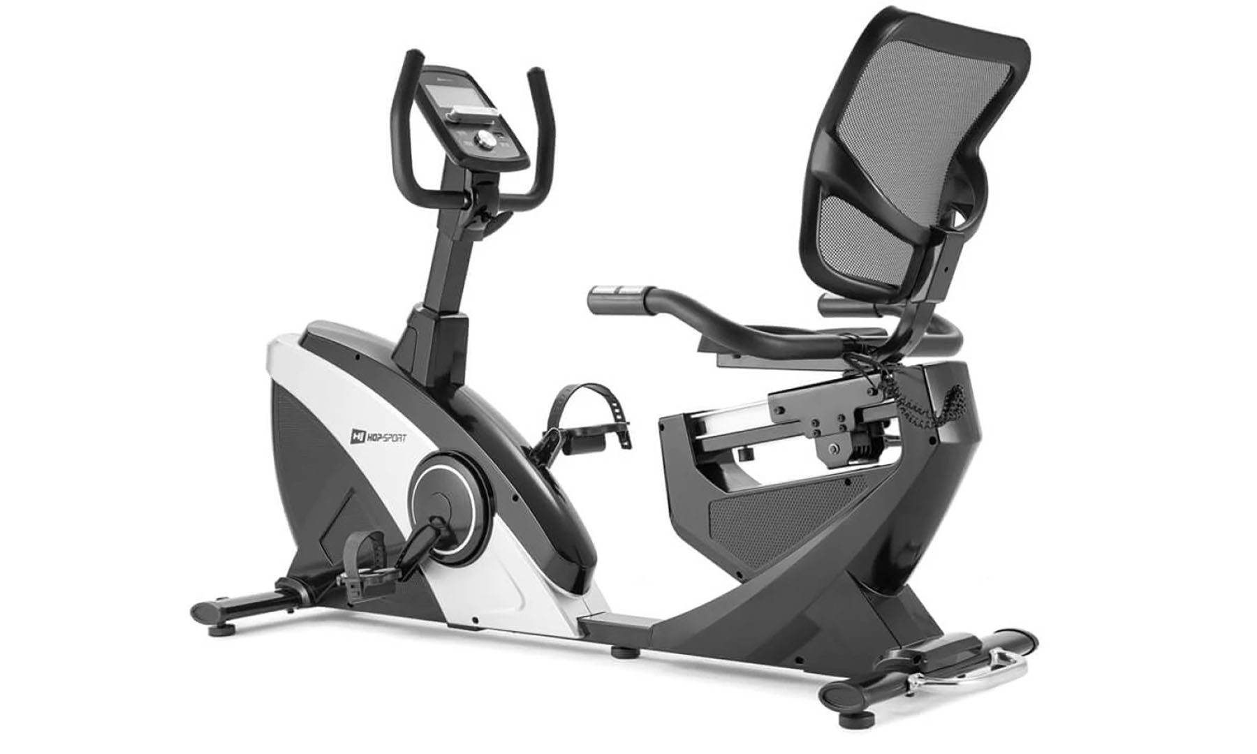 Горизонтальный велотренажер Hop-Sport HS-070L Helix iConsole+ Белый 2