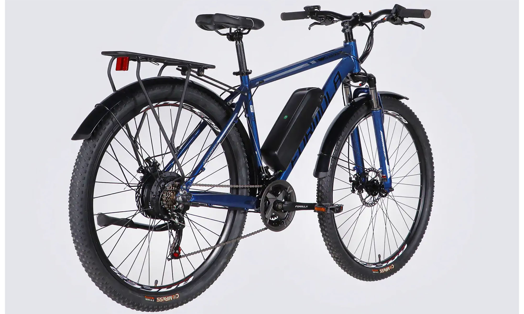 Велосипед с электроприводом Formula eMOTION PLUS DD FR 29", размер L, рама-19", 36B, 12.5А*ч, 500Вт, год 2026, сине-черный 4