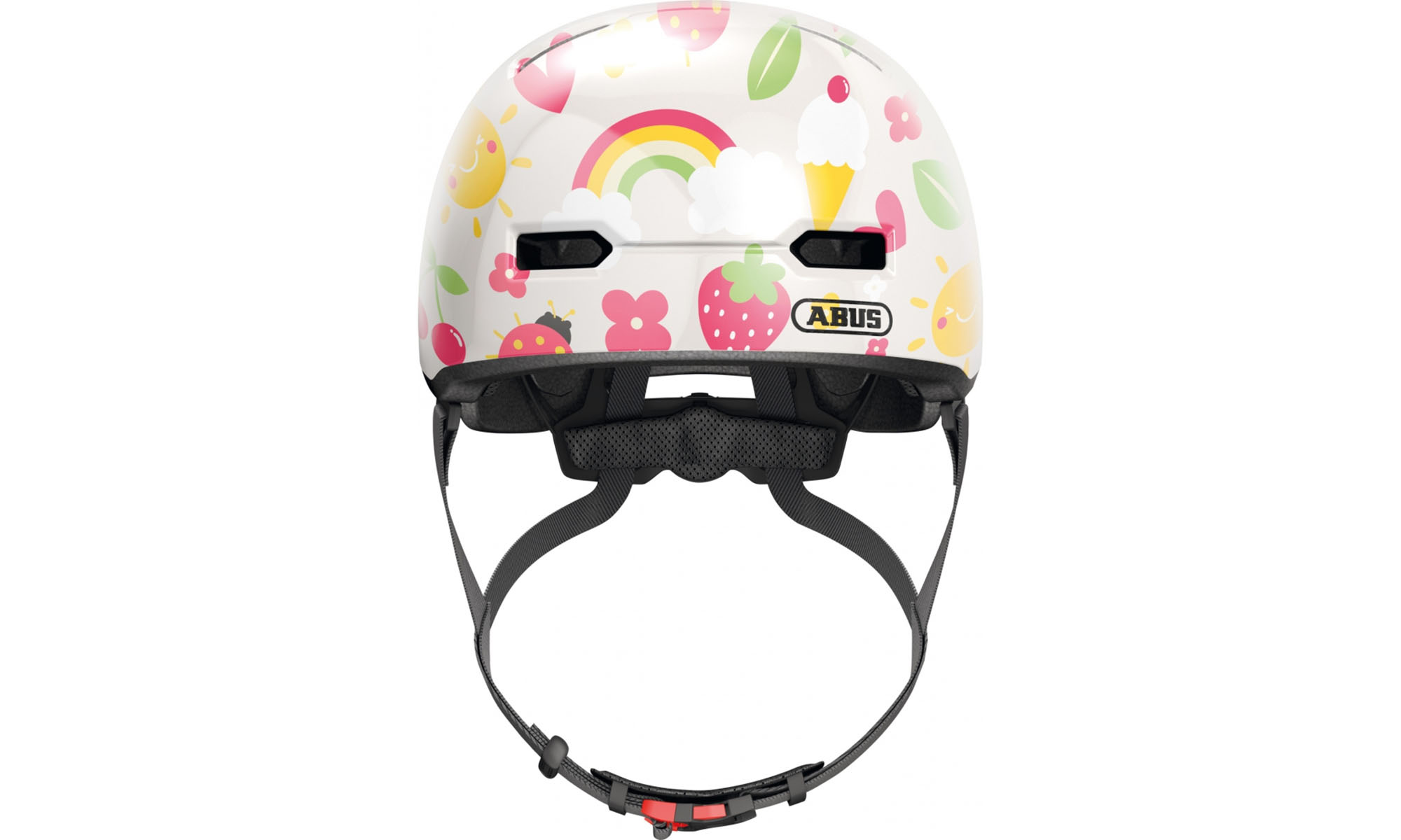 Велошлем детский ABUS SKURB KID cream summer, размер M (50-55 см), белый 4 Велошлем детский ABUS SKURB KID cream summer, размер M (50-55 см), белый 4