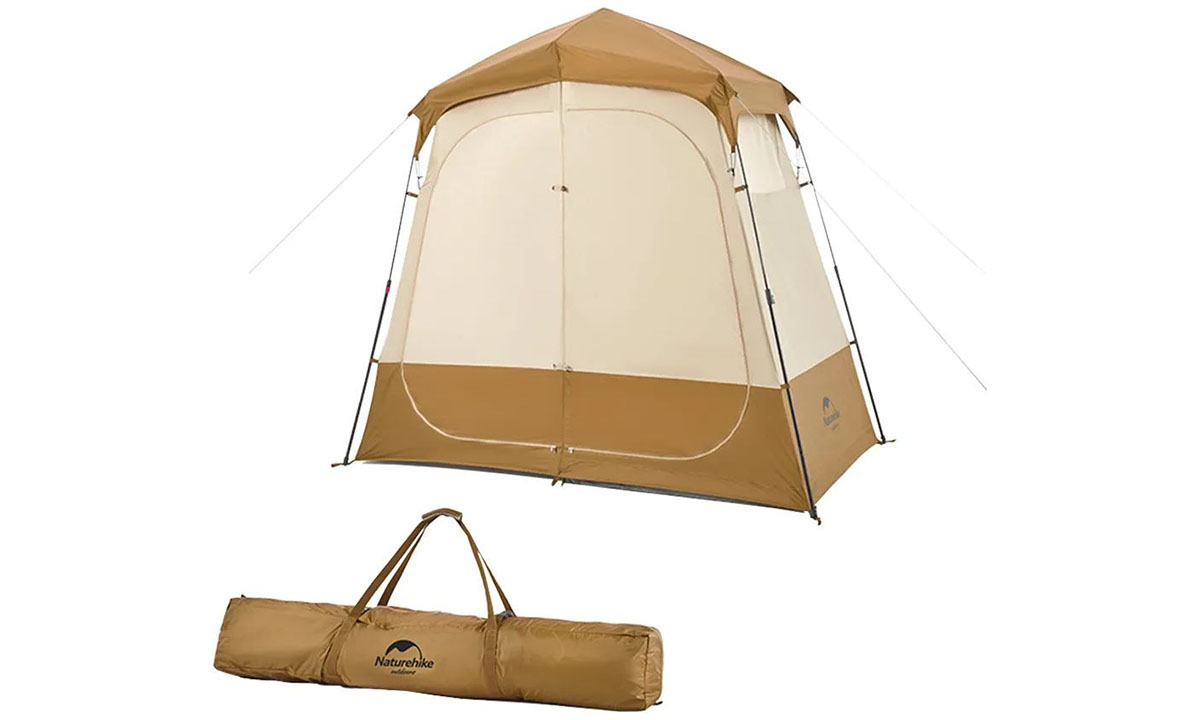 Фотография Душевая палатка Naturehike Shower Tent (NH22ZP006) коричневая 3