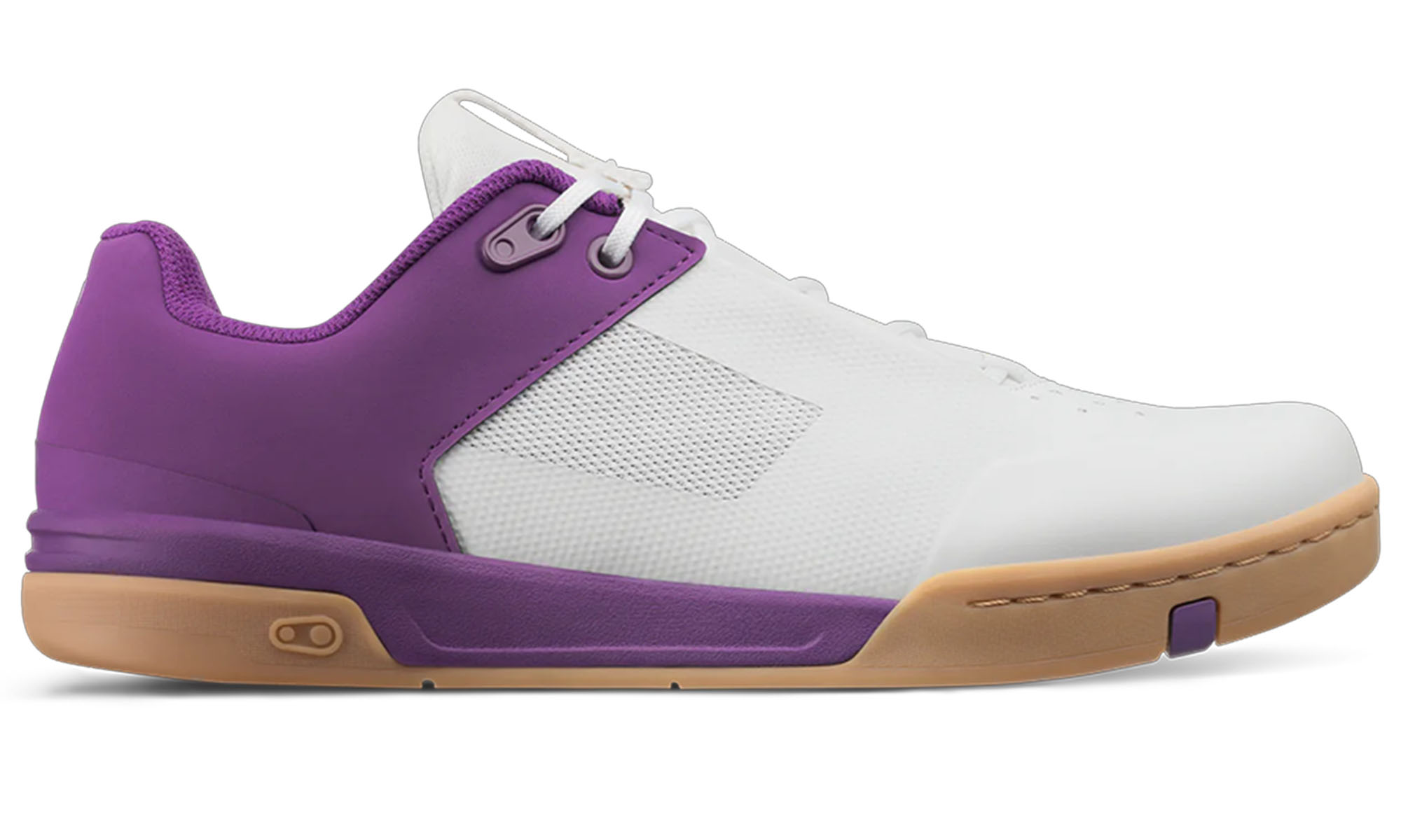 Велообувь CrankBrothers SHOES STAMP LACE WHITE / PURPLE - GUM OUTSOLE - BERNARD KERR, размер 10.5 US (44 EU) 8