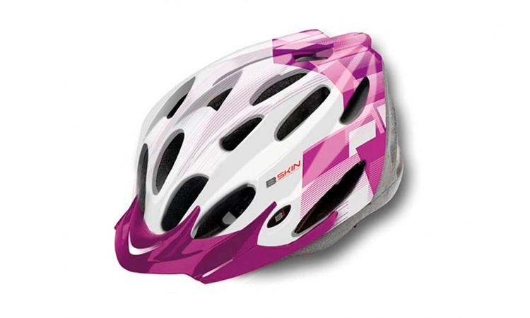 Фотография Шлем велосипедный B-Skin Regular, размер M (56-58 см)  Фиолетовый
