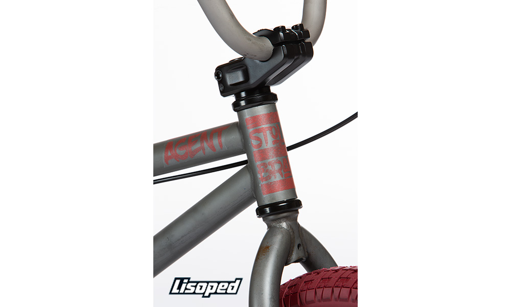 Велосипед Stolen AGENT 16" COMPLETE BIKE (2020) 2020 Серо-красный 4 Велосипед Stolen AGENT 16" COMPLETE BIKE (2020) 2020 Серо-красный 4