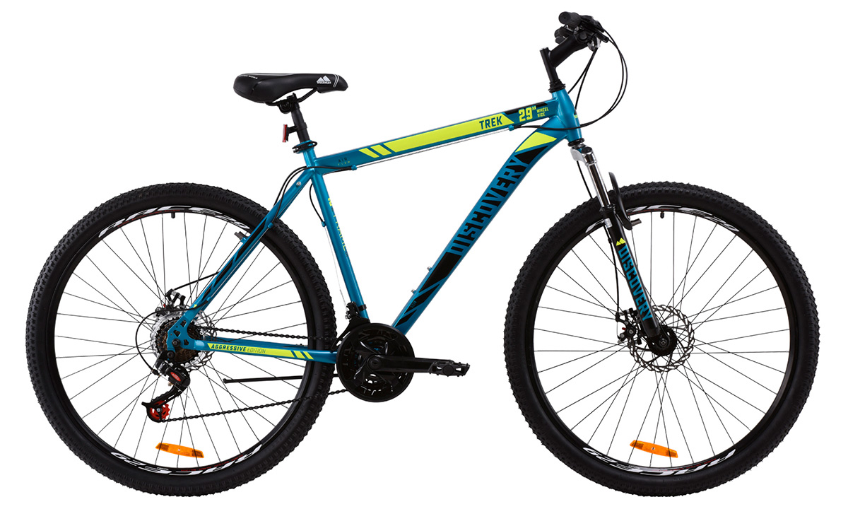 Велосипед Discovery 29" TREK DD (2020) 2020 Сине-желтый 6