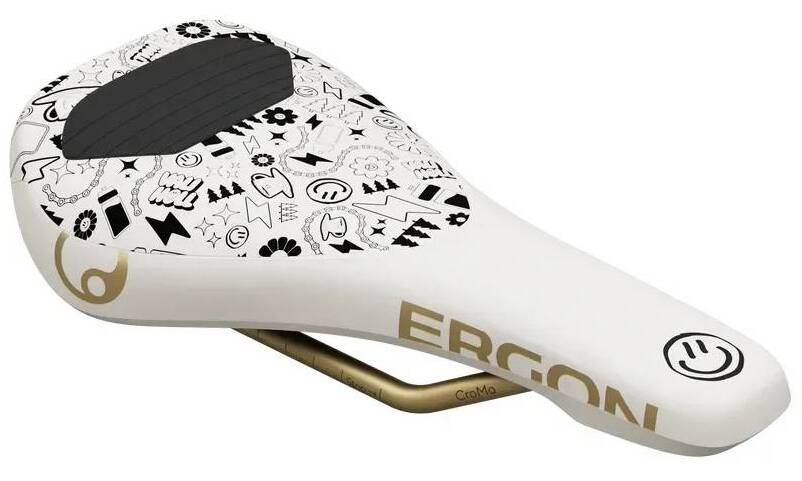 Сідло Ergon SM Downhill Comp Vali Hоll Edition white Сідло Ergon SM Downhill Comp Vali Hоll Edition white
