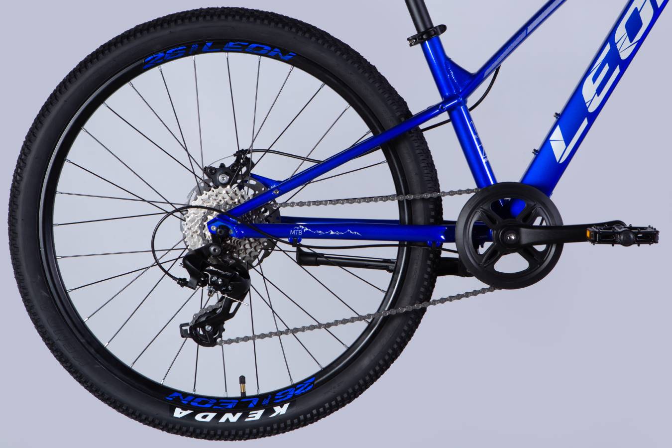 Велосипед Leon SUPER JUNIOR DD CS 26", размер XS, рама 13", 2025, синий  4