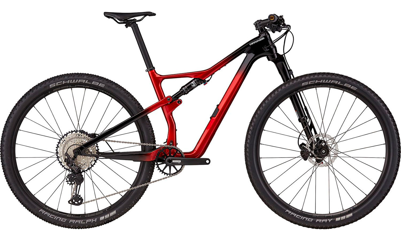Велосипед Cannondale SCALPEL Carbon 3 29" (2021) 2021 черно-красный 10