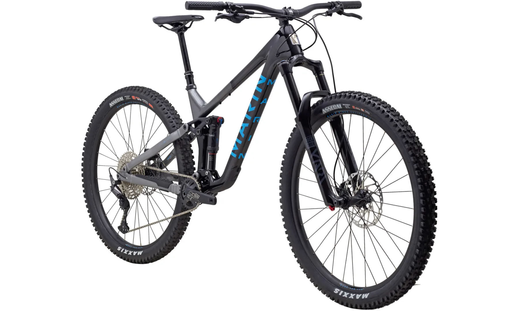 Фотография Велосипед 29" Marin Alpine Trail Carbon 1 размер рамы M 2024 Gloss Black/Blue 3