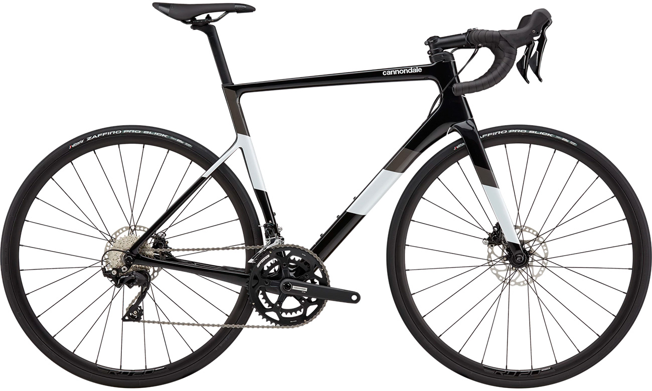 Велосипед Cannondale SUPERSIX EVO Carbon Disc 105 28" (2021) 2021 Чорно-білий 13