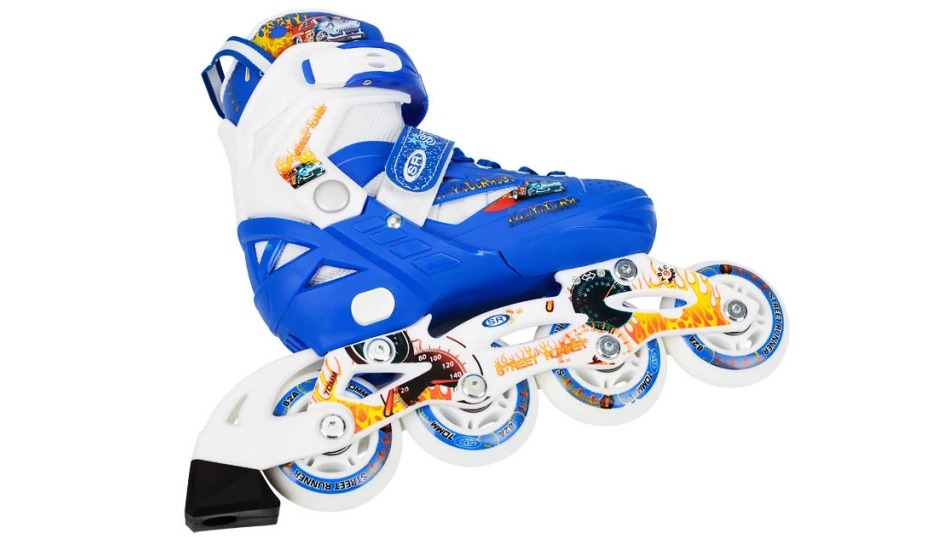 Ролики YX-0151-15 размер 30-33 синий 4 Ролики YX-0151-15 размер 30-33 синий 4