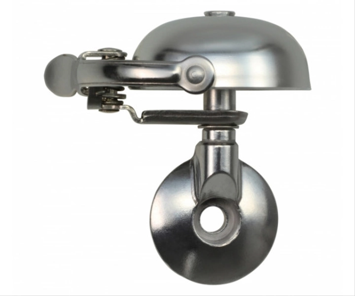 Звонок CRANE MINI SUZU, Matte Silver, 45мм алюминий, топкеп, Серебристый 2 Звонок CRANE MINI SUZU, Matte Silver, 45мм алюминий, топкеп, Серебристый 2