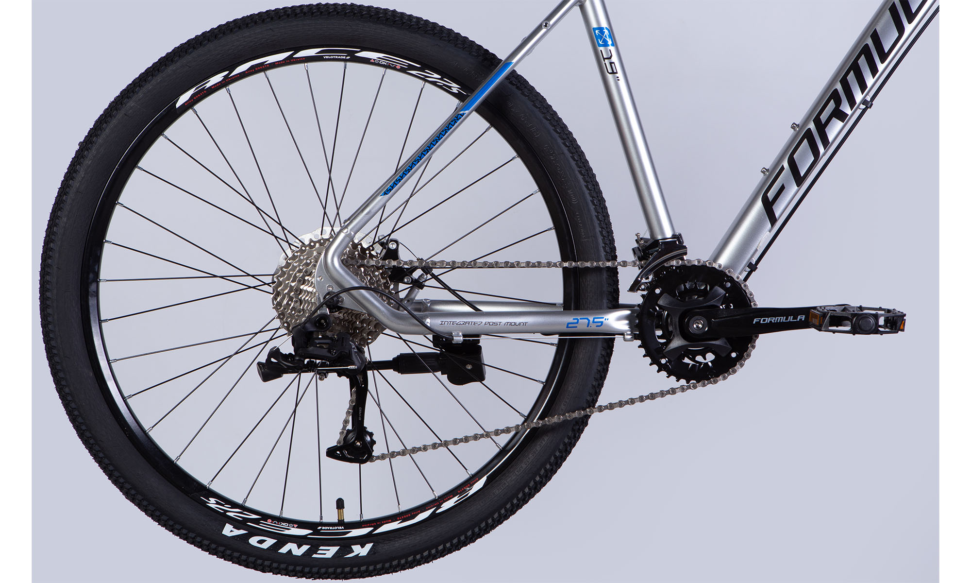 Велосипед Formula ZEPHYR 2.0 DD CS 27,5", размер L, рама 19", 2025, серебристый 5