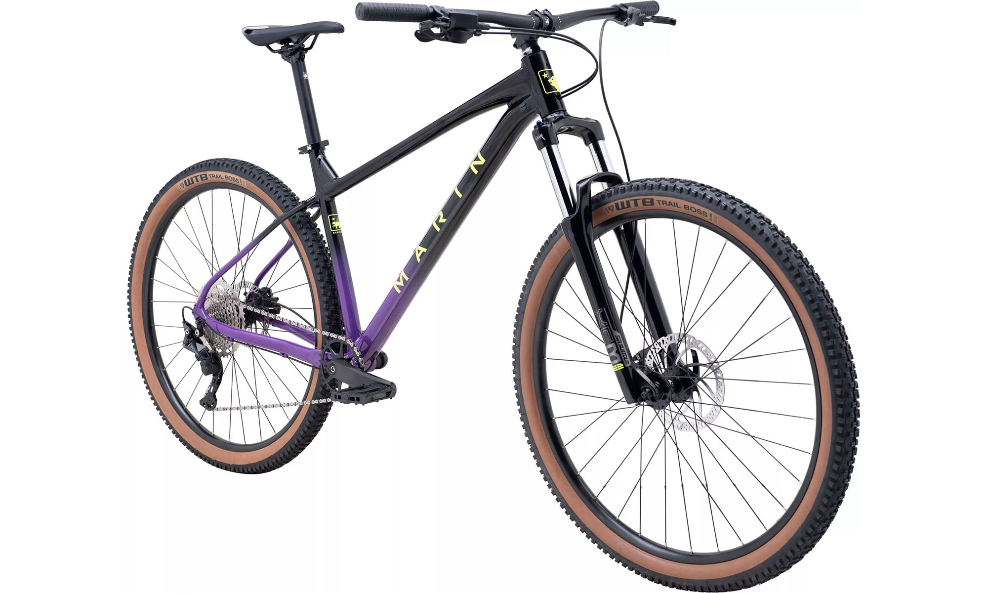 Велосипед Marin BOBCAT TRAIL 4, 27,5", рама S, 2025, чорно-фіолетовий 2 Велосипед Marin BOBCAT TRAIL 4, 27,5", рама S, 2025, чорно-фіолетовий 2