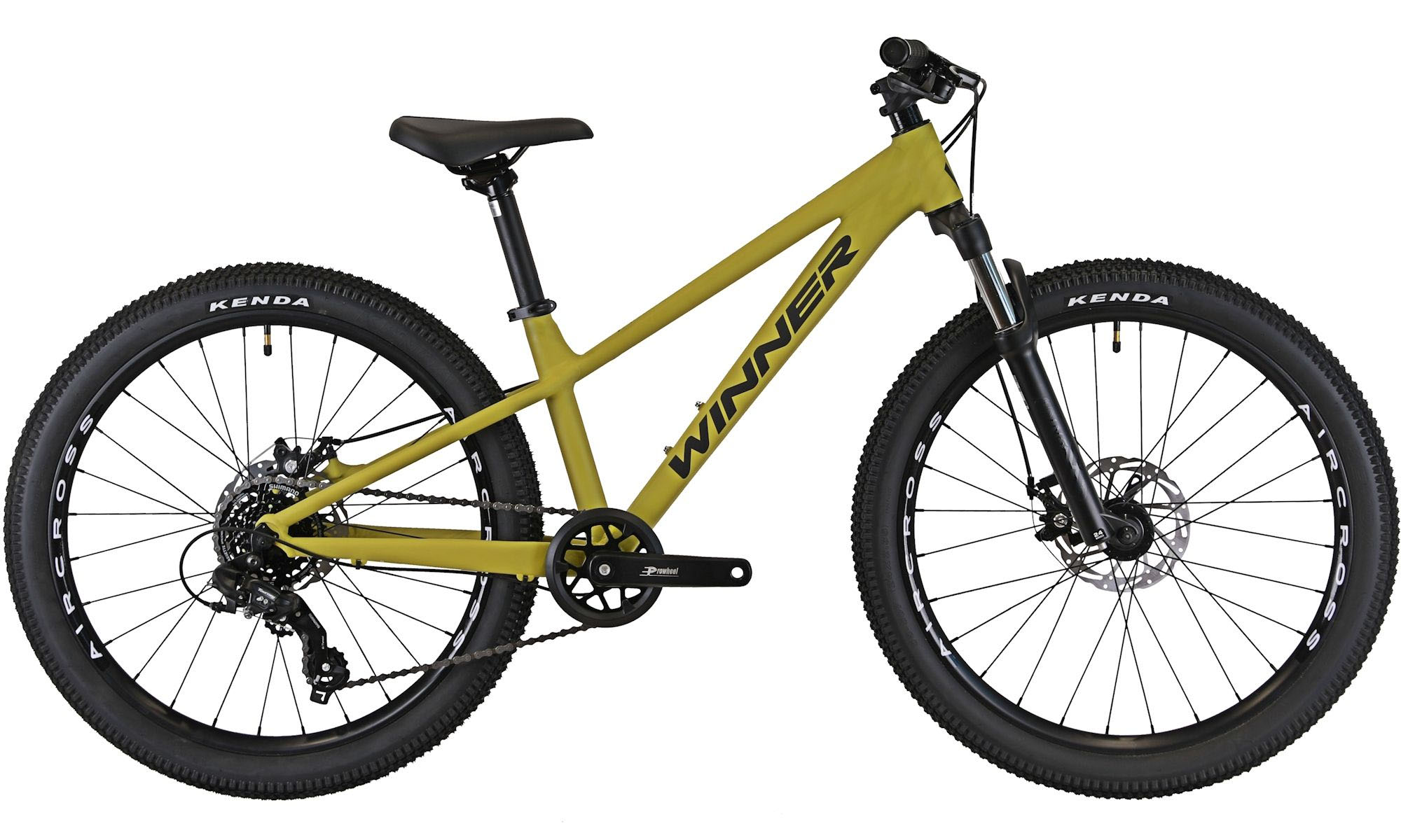 Велосипед WINNER BULLET 24", размер XXS, рама 12", 2025, Салатовый (мат)  