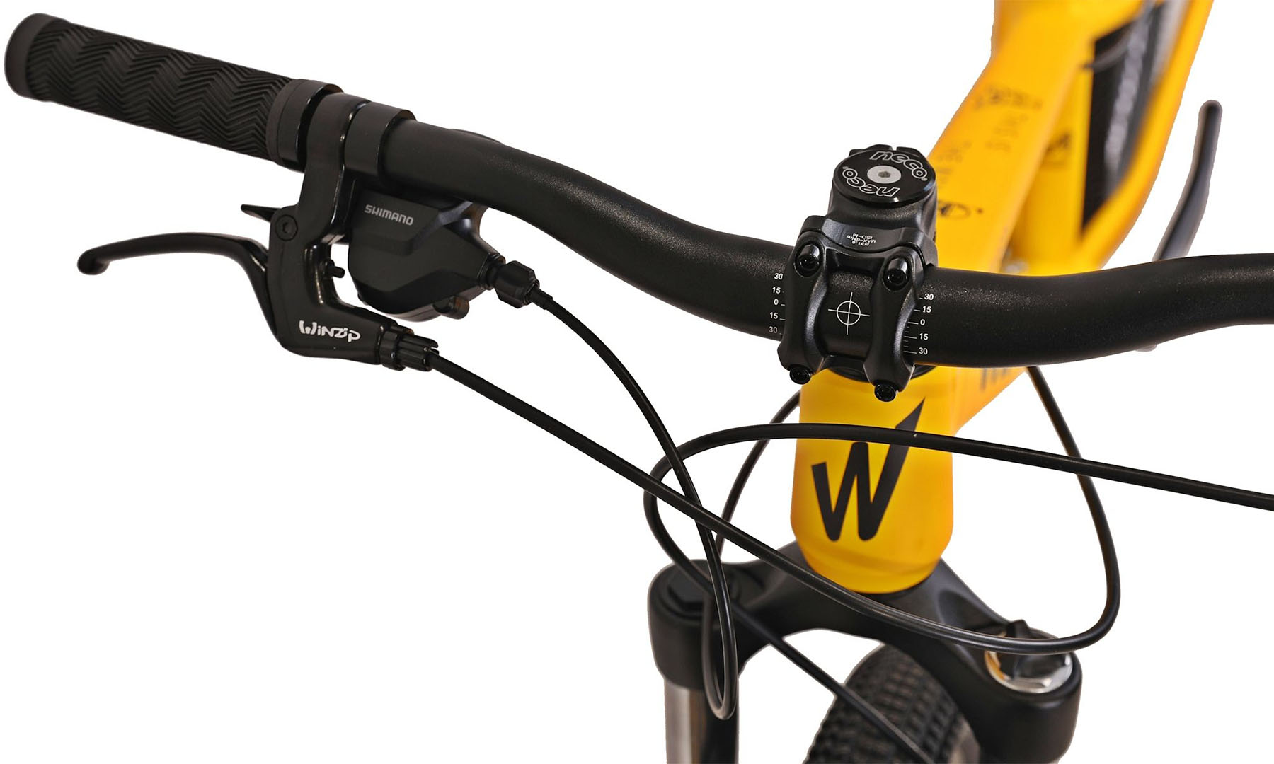 Фотография Велосипед Winner BULLET 24" размер рамы XXS 2024 Желтый (мат) 6