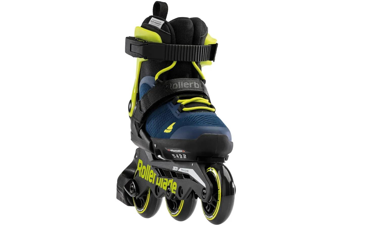 Ролики Rollerblade Microblade 3WD 2023 blue royal-lime 36.5-40 5