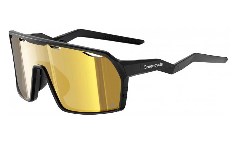 Очки Green Cycle RAYNOX с зеркальной линзой, черные 