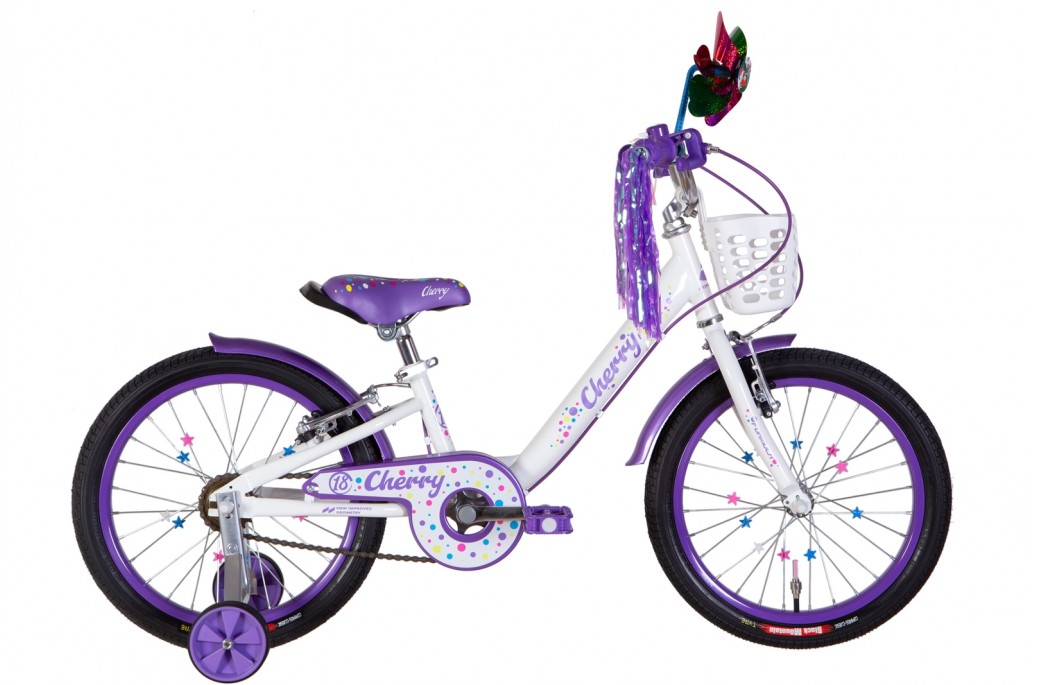 Велосипед Formula CHERRY 16" рама 8,5" (2022) Бело-фиолетовый