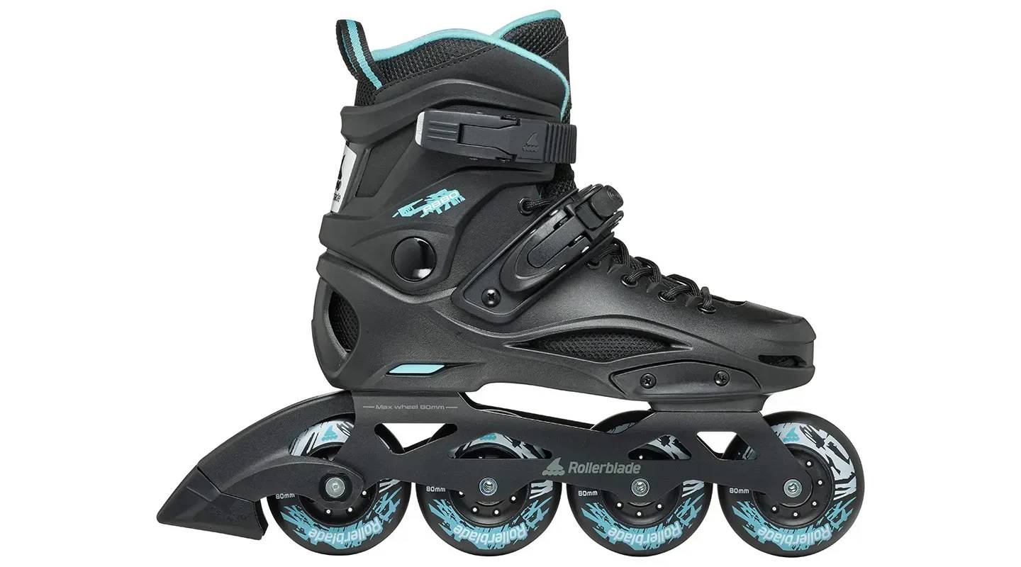 Ролики Rollerblade RB 80 W black-light blue 240 6