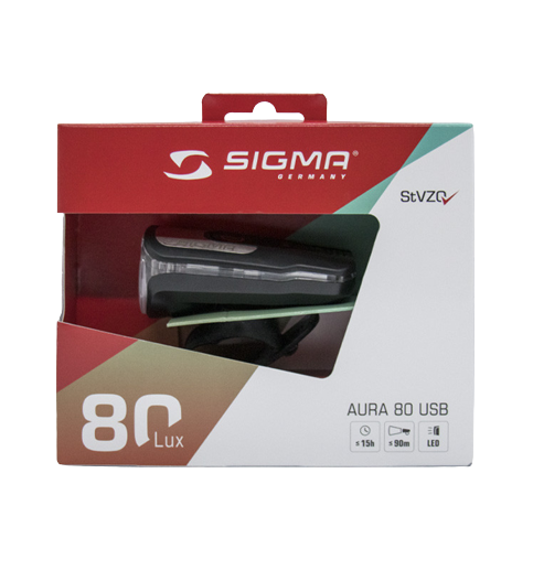 Фотографія Ліхтар Sigma Sport Aura 80 USB 3