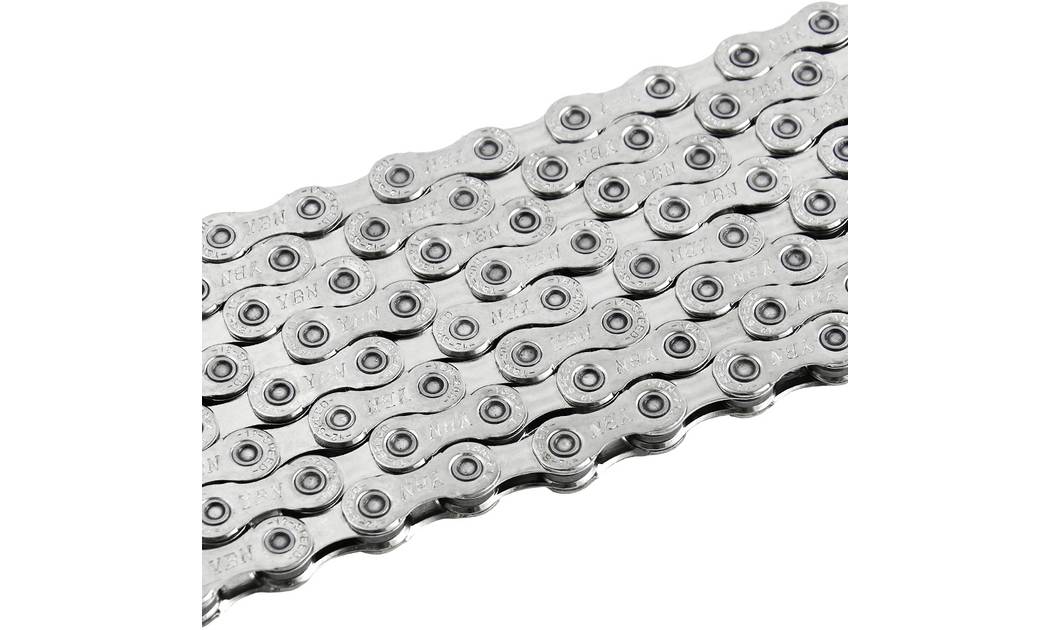 Фотография Цепь велосипедная Grey's 12ск. S12 Silver/Silver, 126 звеньев
