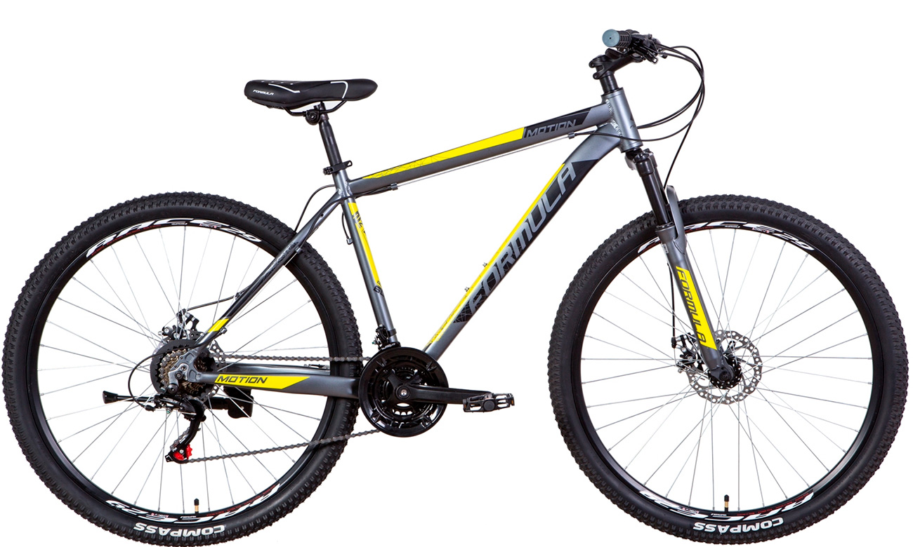 Велосипед Formula MOTION AM DD 29" (2021) 2021 Сріблясто-чорний 2