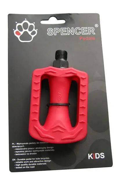 Педали Spencer Kids пластик, пара, красный 2