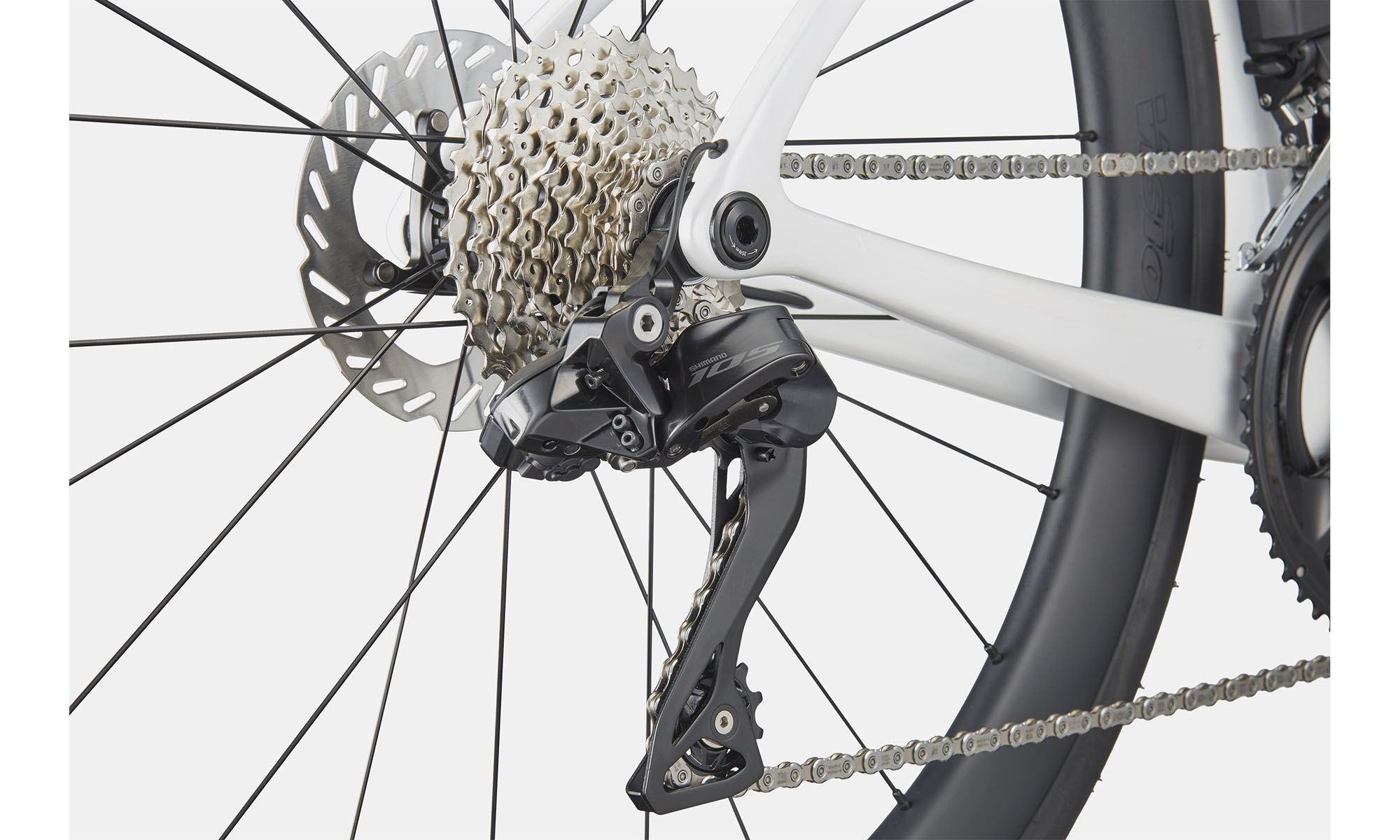 Велосипед Cannondale SuperSix EVO Carbon 5 28", размер M, рама 54 см, год 2026, белый 4