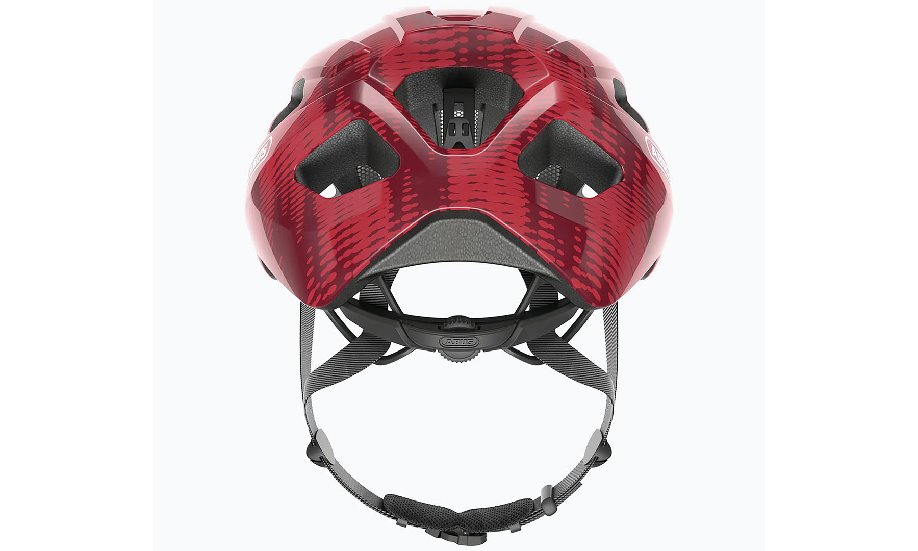 Велошлем спортивный ABUS MACATOR Bordeaux Red, размер L (58-62 см), бордовый 3