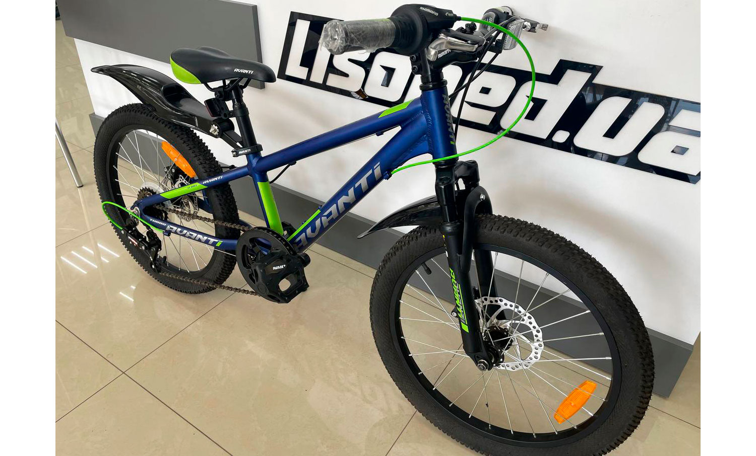Велосипед Avanti TURBO DISK 20" 2021 Сине-зеленый 2