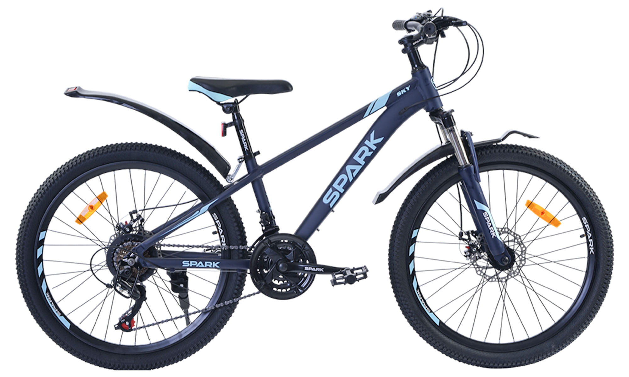 Велосипед SPARK SKY 24", розмір XXS, рама 12", рік 2026, темно-синій 