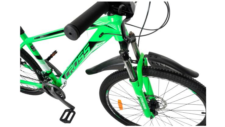 Велосипед Cross Kron 29" розмір M рама 17.5" (2024), Чорно-Зелений 2