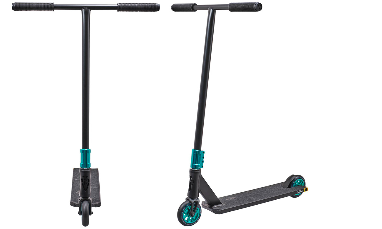 Самокат для трюков North Tomahawk (Black & Emerald) 2 Самокат для трюков North Tomahawk (Black & Emerald) 2