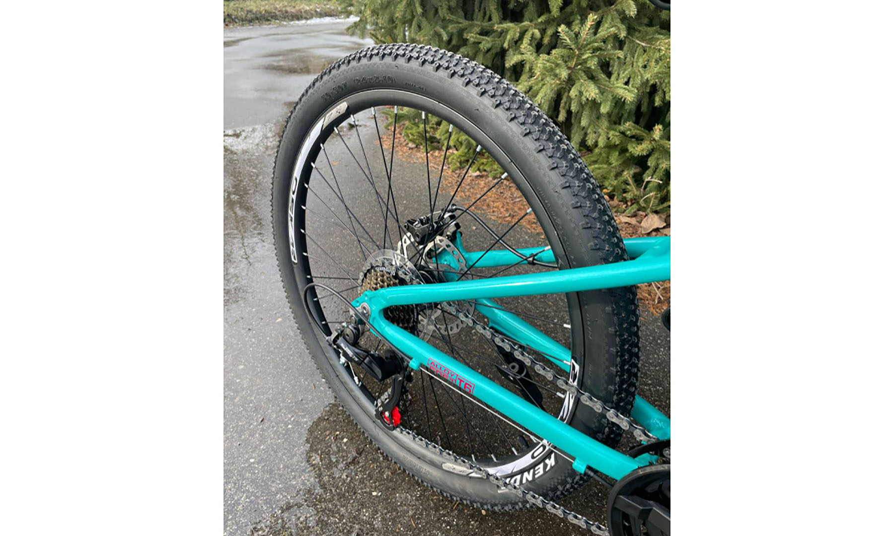  Велосипед OSKAR MIA 24", размер XXS, рама 11", 2025, бирюзовый 5