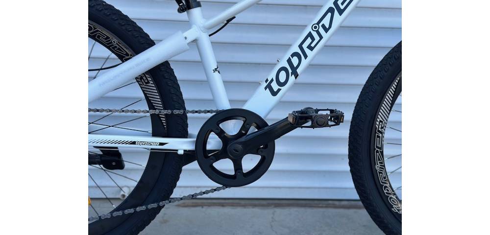 Фотографія Велосипед Toprider Thunder 24" розмір XS рама 14 Білий 4