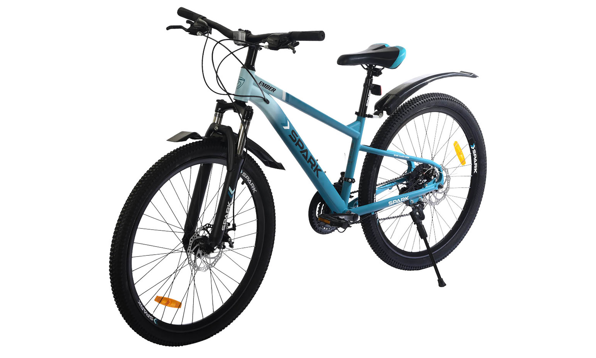 Велосипед SPARK EMBER 26", розмір XS, рама 13", рік 2025, блакитний з бірюзовим 2