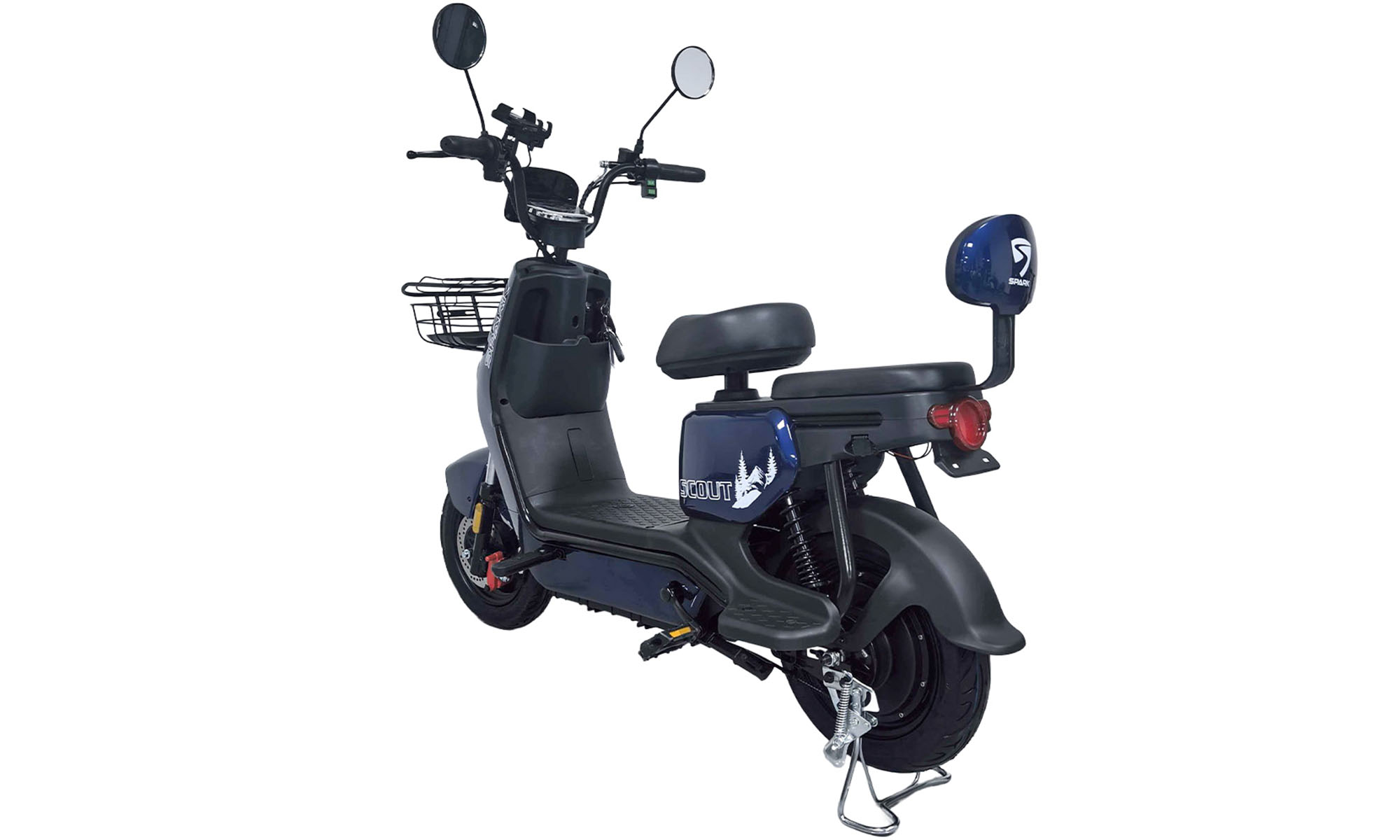 Велосипед с электромотором SPARK SCOUT 10", размер One Size, рама 14", 60V/1000W/25Ah, год 2026, синий 3