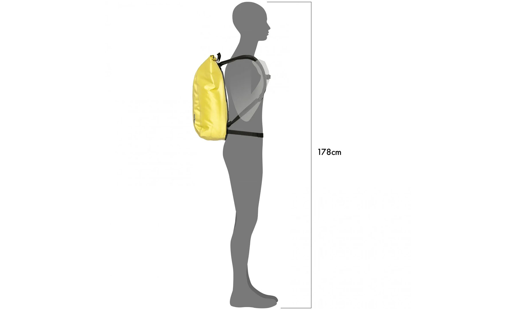 Герморюкзак городской Ortlieb Velocity PS lemon sorbet, 23 л 2