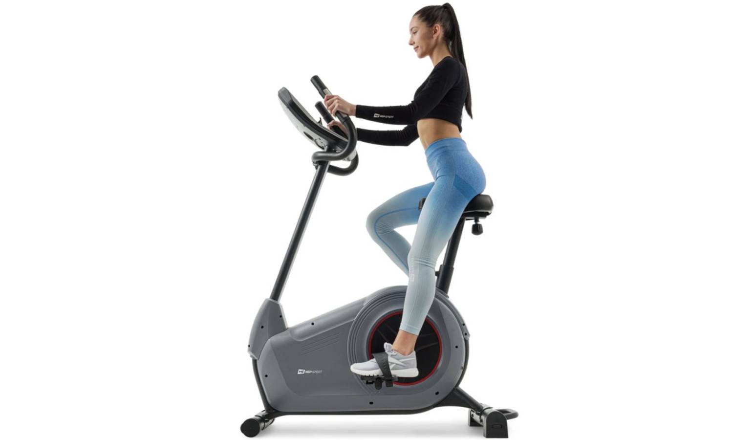 Велотренажер Hop-Sport HS-100H Solid gray iConsole+mat 20