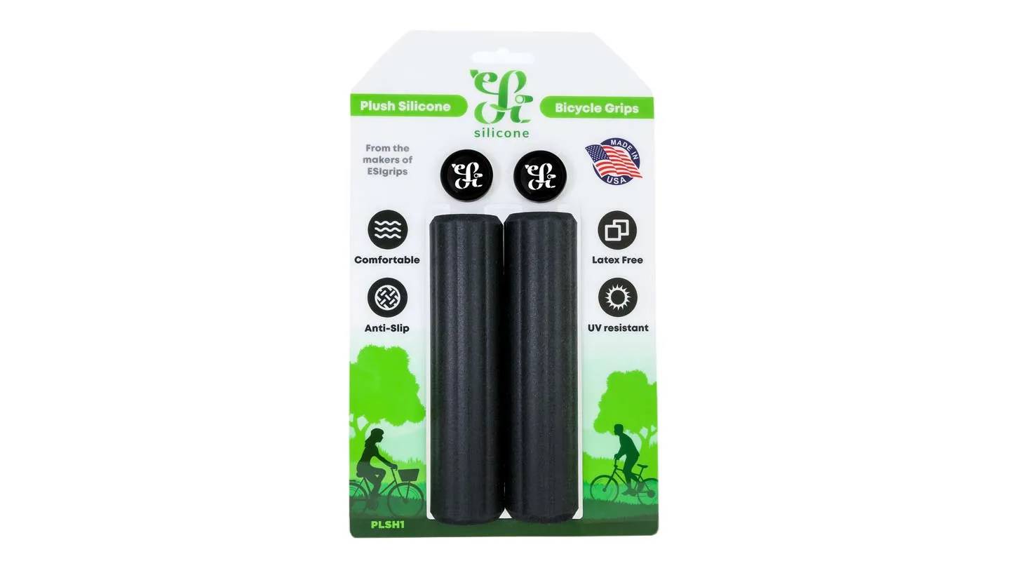 Грипсы ESI Plush Silicone Black 13 Грипсы ESI Plush Silicone Black 13
