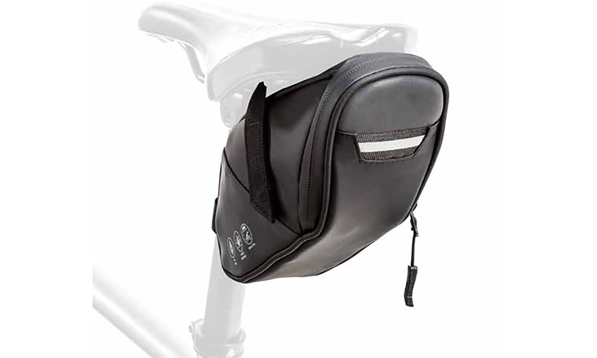 Сумка под сідло ONRIDE Rail 30, объем 1 л, водоотталкиваюая ткань, светоотражающая вставка Сумка под сідло ONRIDE Rail 30, объем 1 л, водоотталкиваюая ткань, светоотражающая вставка