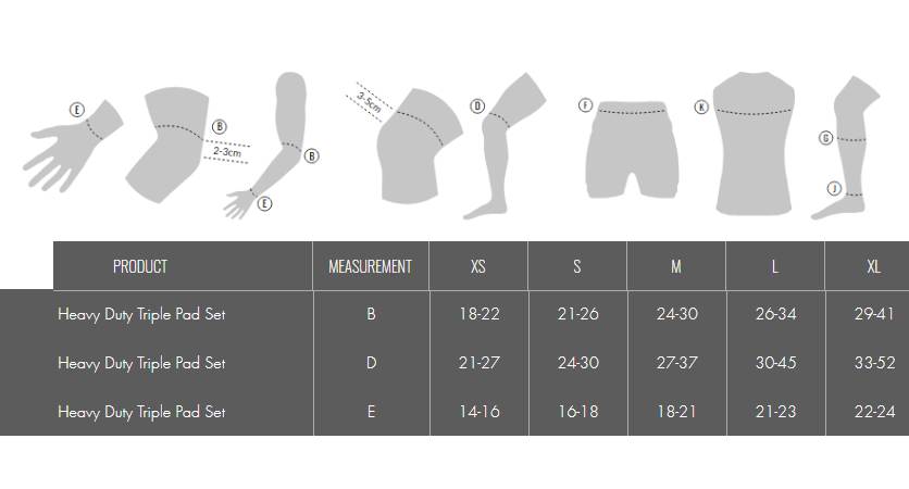 Набор защиты REKD Heavy Duty Черный M 2