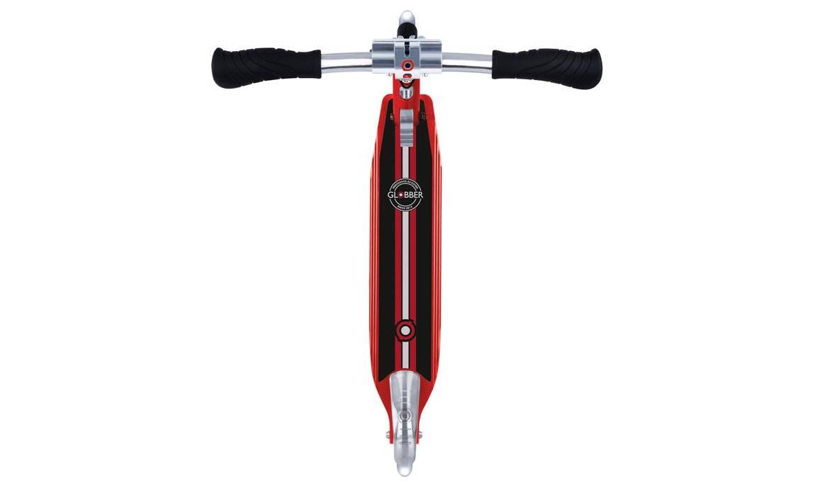 Самокат GLOBBER FLOW ELEMENT COMFORT LIGHTS, червоний, колеса з підсвічуванням, 5+ 10