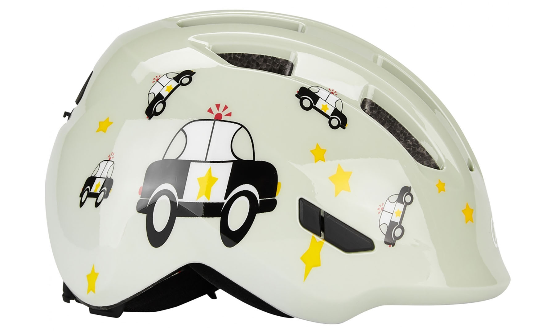 Велошлем детский ABUS SMILEY 3.0 Grey Police, размер S (45-50 см), серая полиция 5 Велошлем детский ABUS SMILEY 3.0 Grey Police, размер S (45-50 см), серая полиция 5