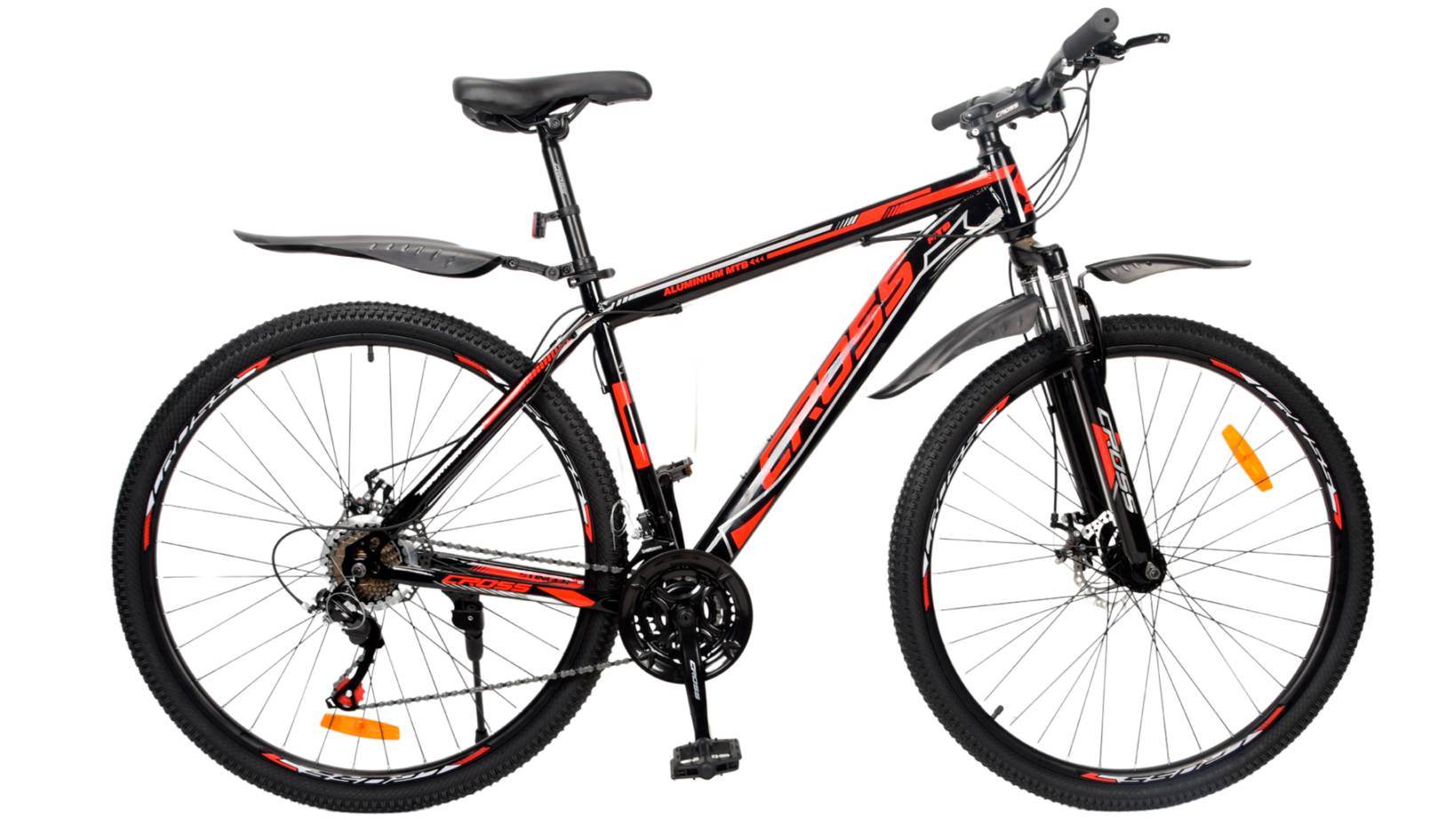 Фотографія Велосипед CROSS Stinger 29", розмір L рама 19" (2023), Чорно-Червоний