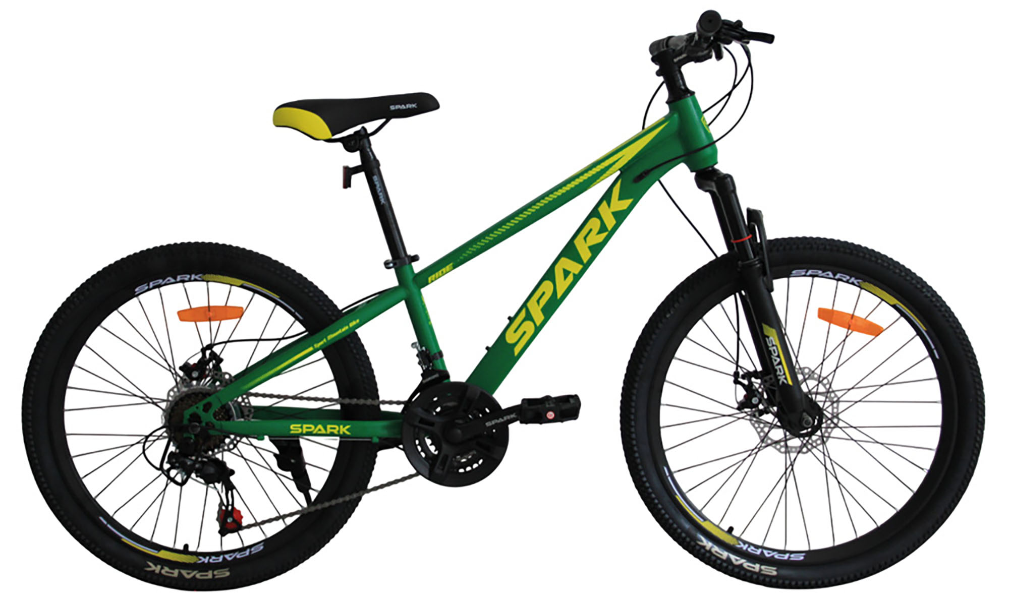 Велосипед SPARK RIDE 24", розмір XXS, рама 12", рік 2025, зелений 